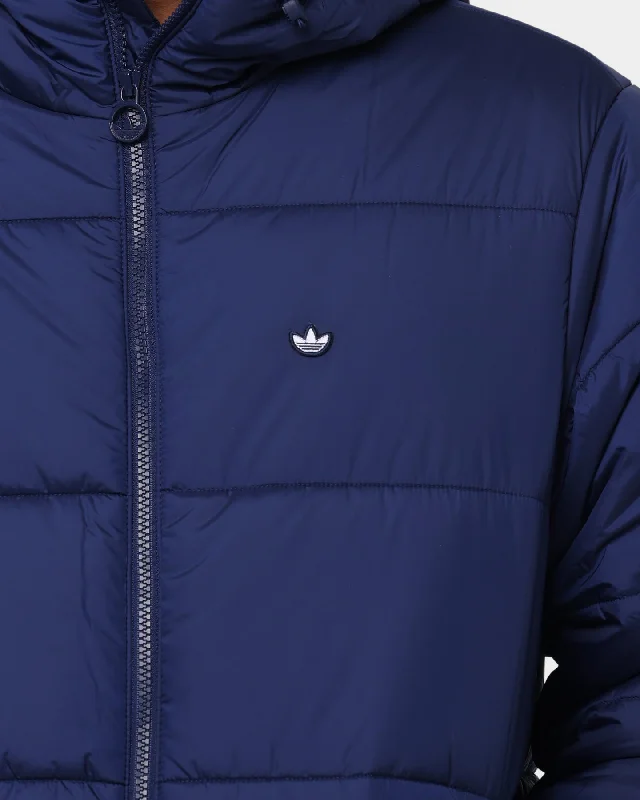 Adidas Padded Hooded Puffer Jacket Night Sky