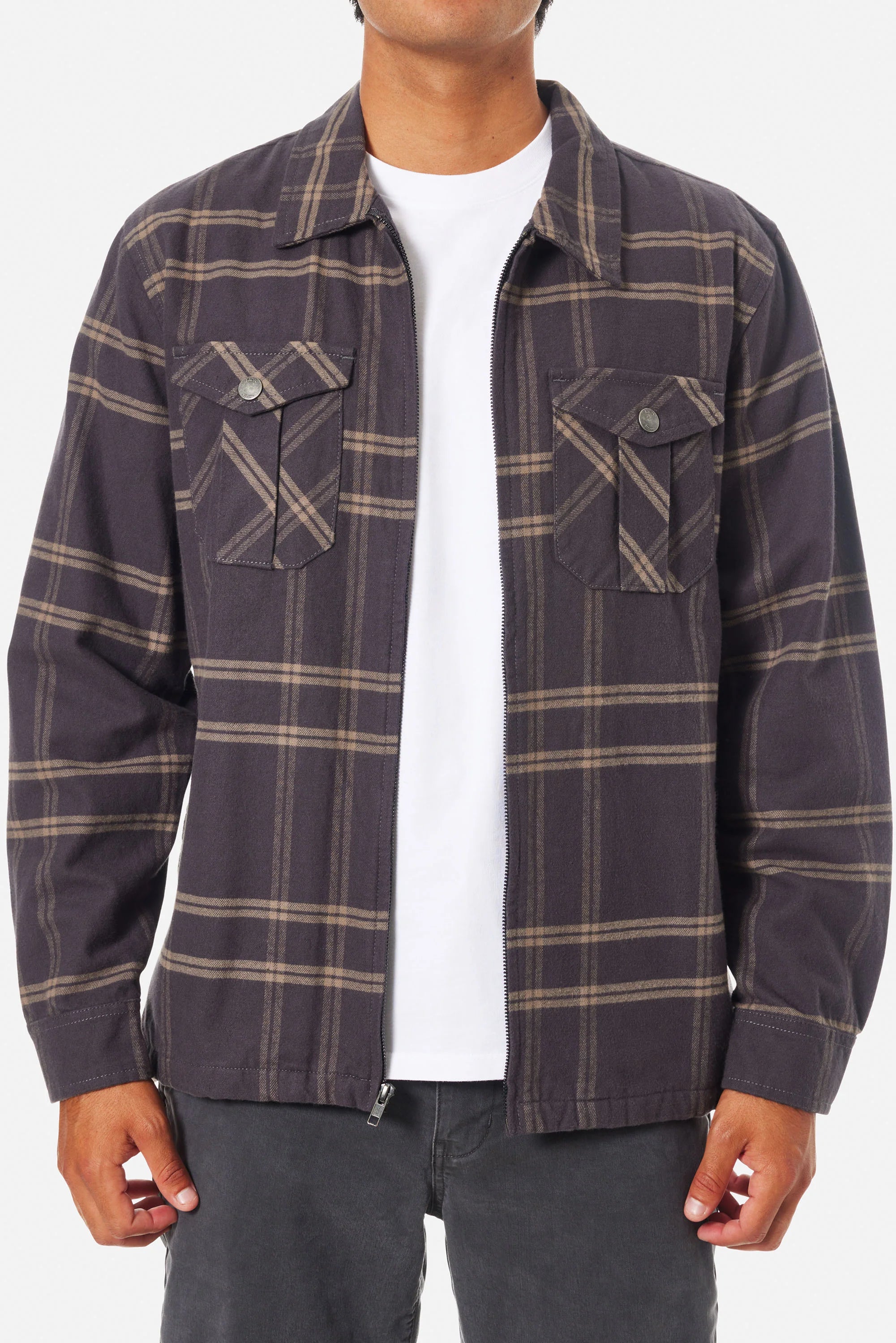 ANDERSON FLANNEL - Black Wash