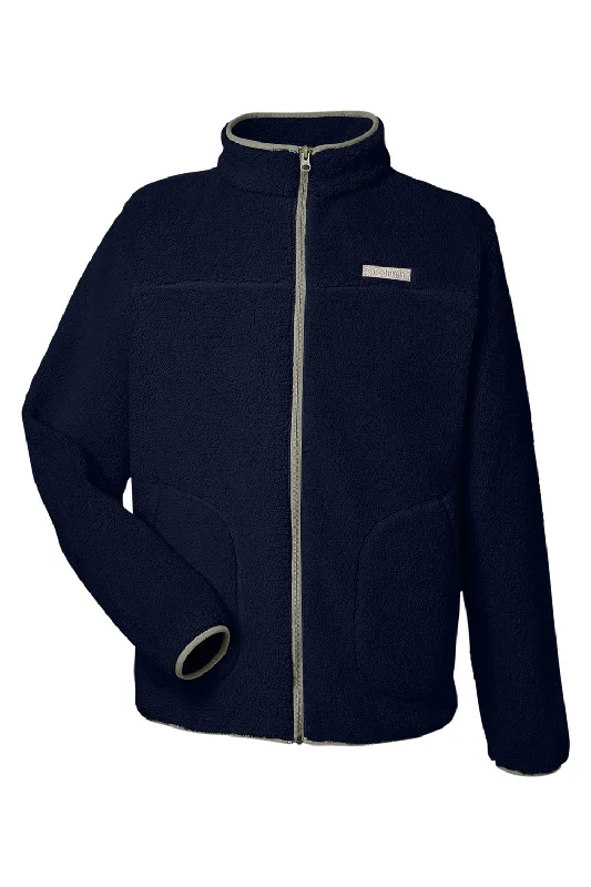 Columbia Mens Rugged Ridge II Sherpa Fleece Full Zip Jacket - Collegiate Navy Blue