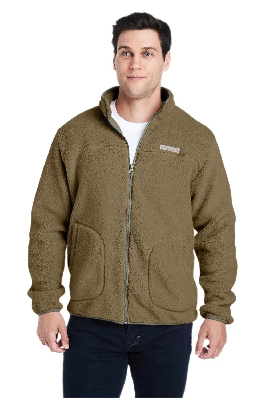 Columbia Mens Rugged Ridge II Sherpa Fleece Full Zip Jacket - Stone Green Shark