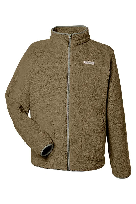 Columbia Mens Rugged Ridge II Sherpa Fleece Full Zip Jacket - Stone Green Shark