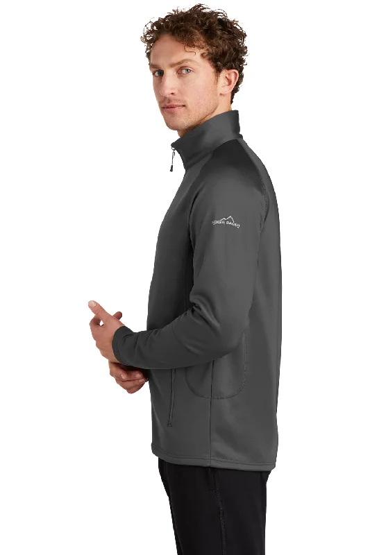 Eddie Bauer Mens Fleece Full Zip Jacket - Iron Gate Grey