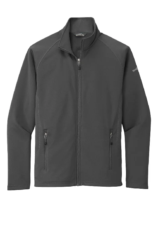 Eddie Bauer Mens Fleece Full Zip Jacket - Iron Gate Grey