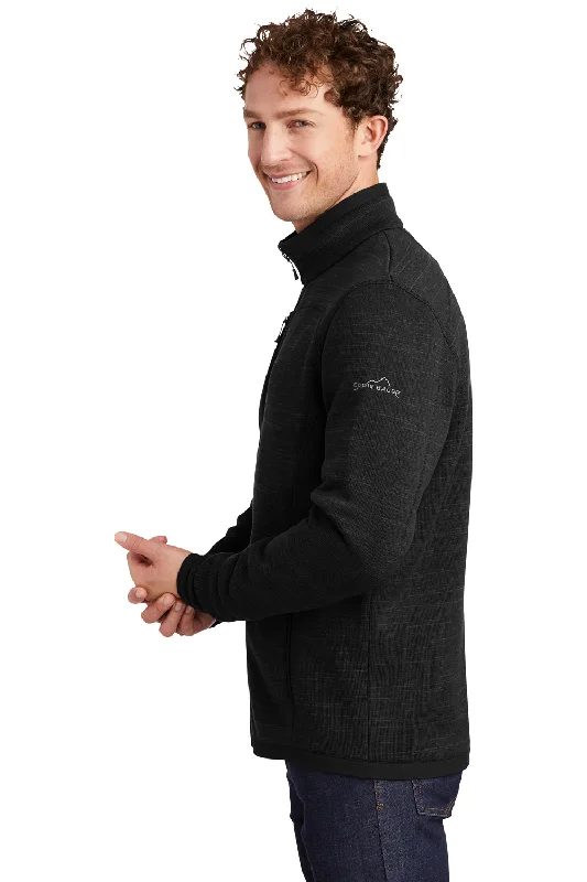 Eddie Bauer Mens Pill Resistant Fleece Full Zip Jacket - Black