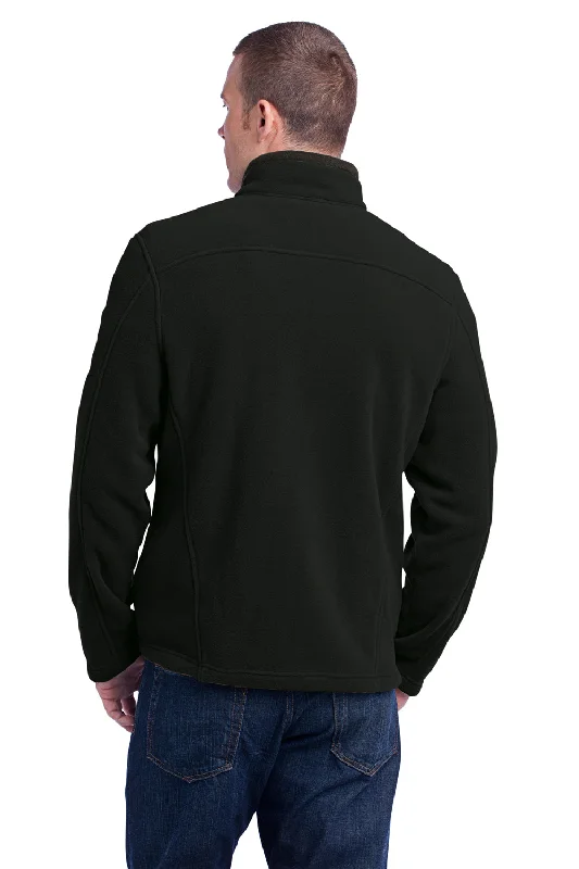 Eddie Bauer Mens Full Zip Fleece Jacket - Black