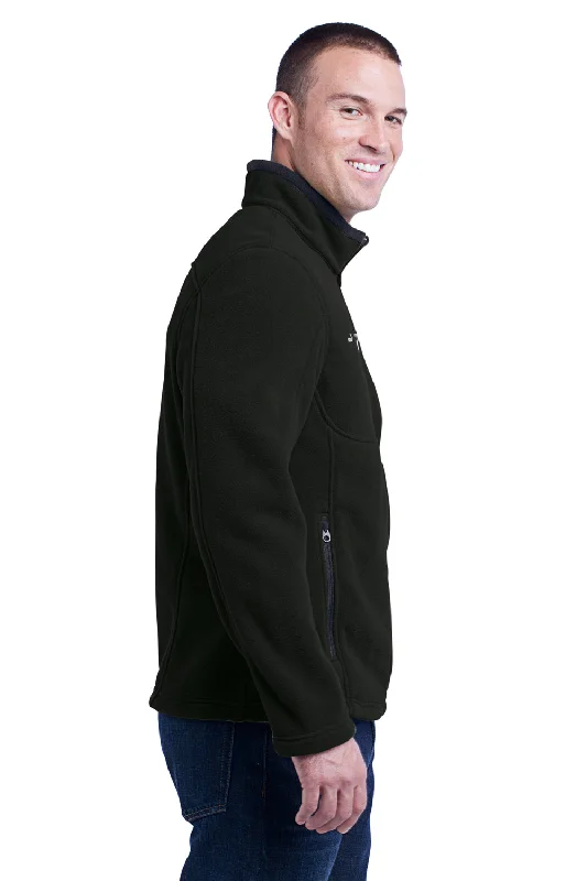 Eddie Bauer Mens Full Zip Fleece Jacket - Black