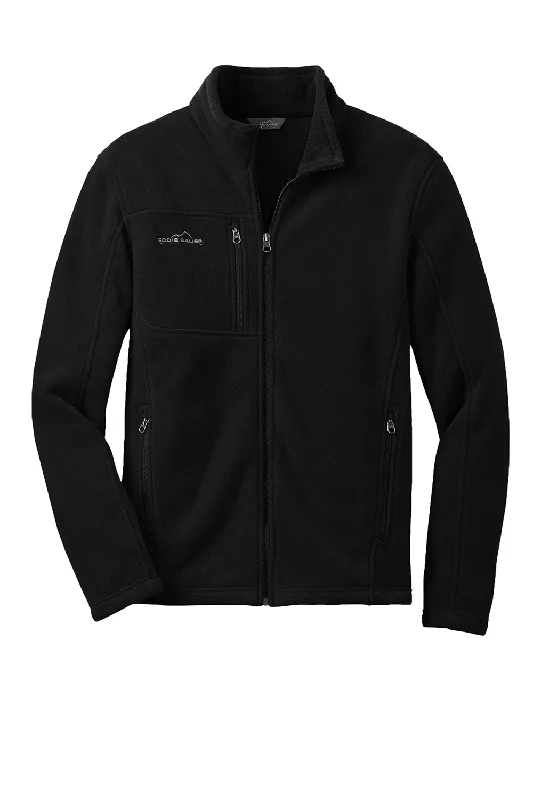 Eddie Bauer Mens Full Zip Fleece Jacket - Black