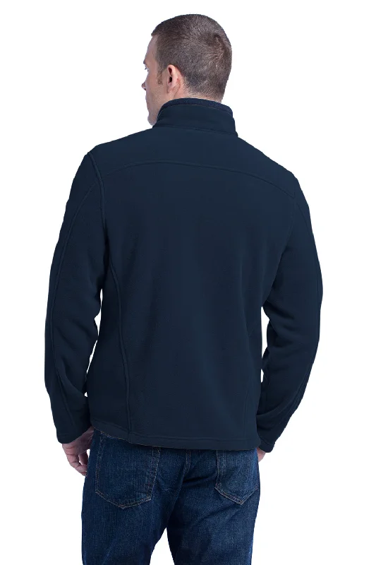 Eddie Bauer Mens Full Zip Fleece Jacket - River Navy Blue