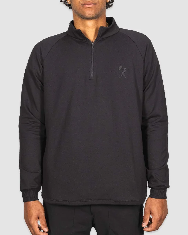 Brock Base Patch Quarter Zip (Black)