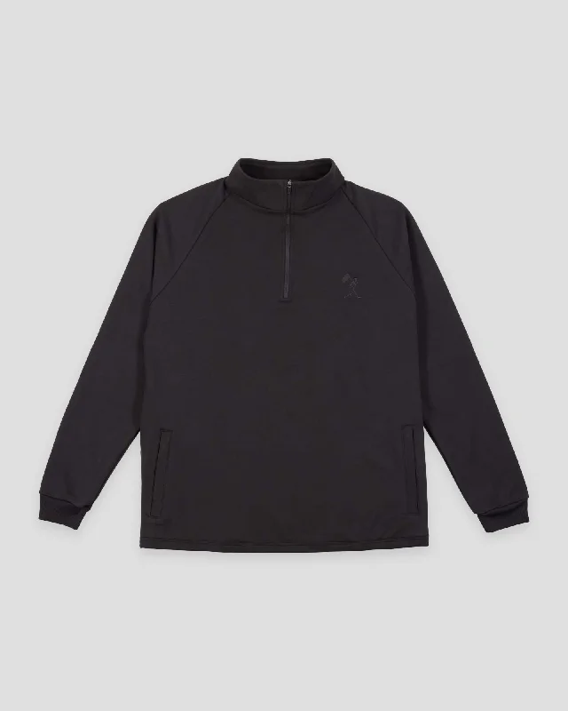 Brock Base Patch Quarter Zip (Black)