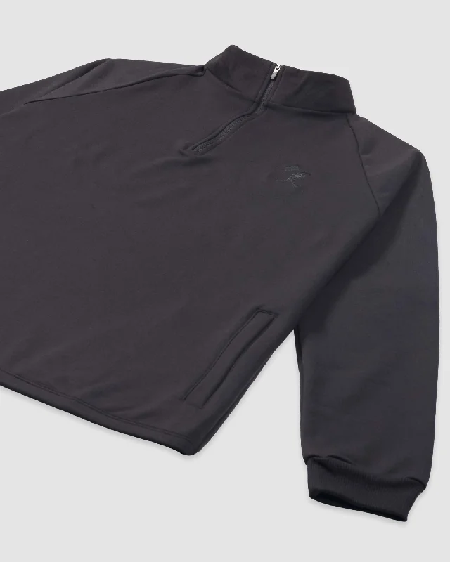 Brock Base Patch Quarter Zip (Black)