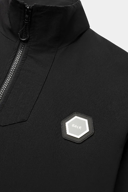 Hexline Slim Fit Track Jacket Jet Black