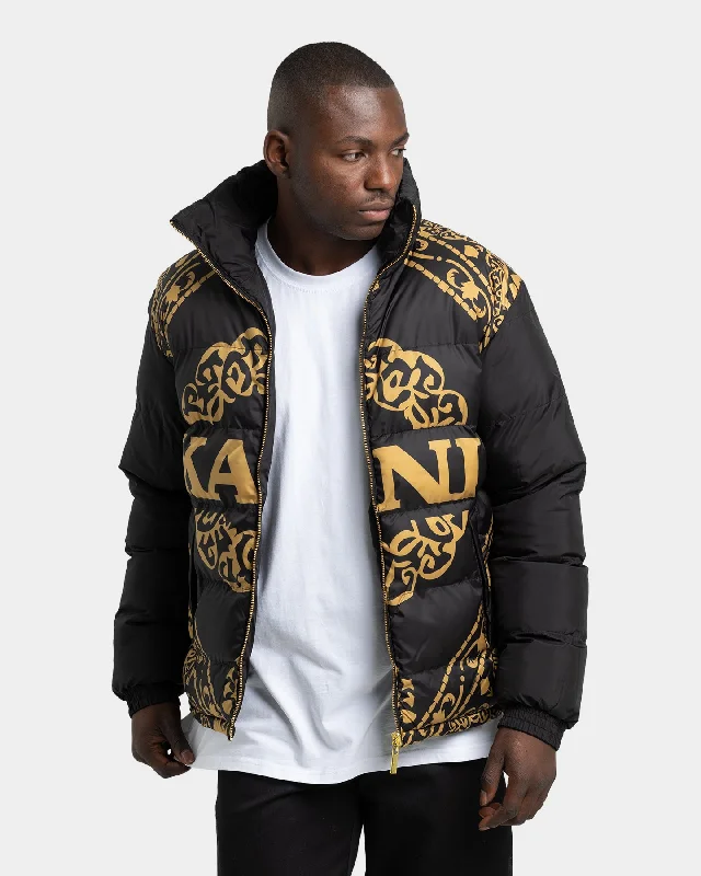 Karl Kani Retro Reverse Puffer Jacket Black