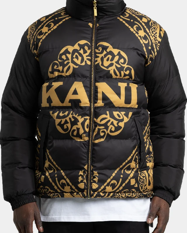 Karl Kani Retro Reverse Puffer Jacket Black