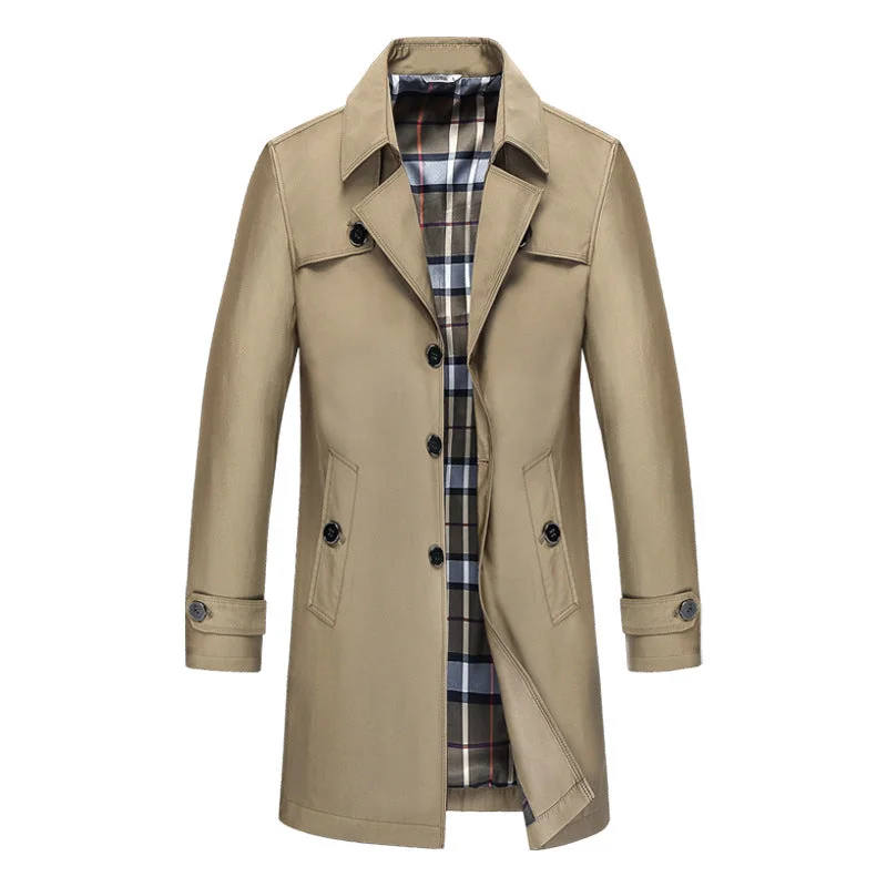 Men's British Premium Business Long Jacket