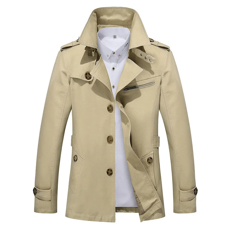 Men's Business Trench Jacket #002