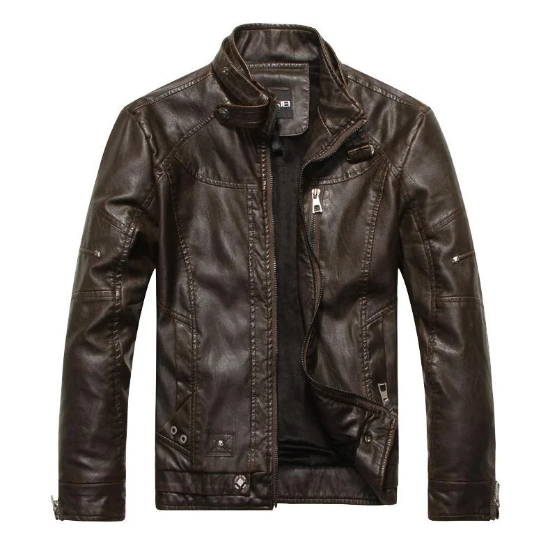 Men's Classic Leather Jacket