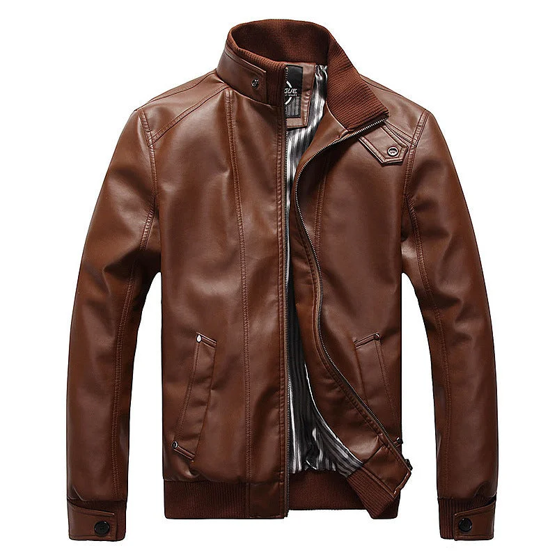 Men's Premium Spring Slim Leather Jacket