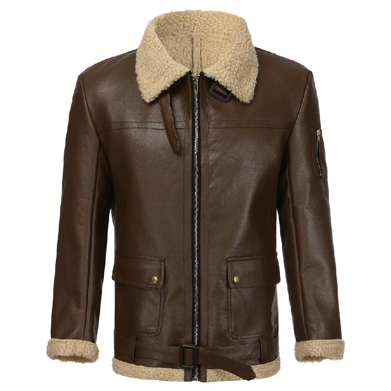 Men's Top Fur Collar Jacket