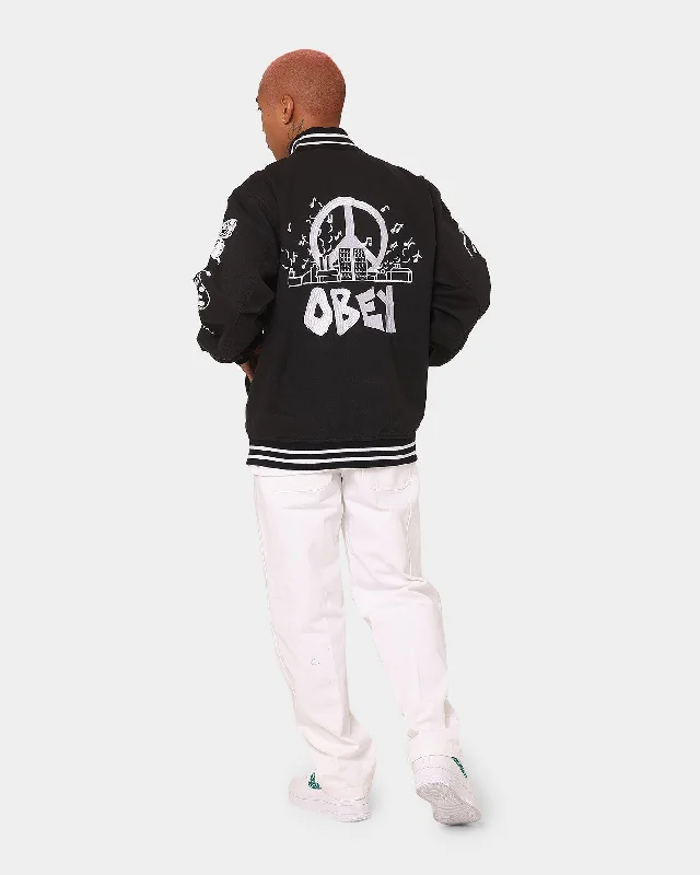 Obey Cherub Jacket Black