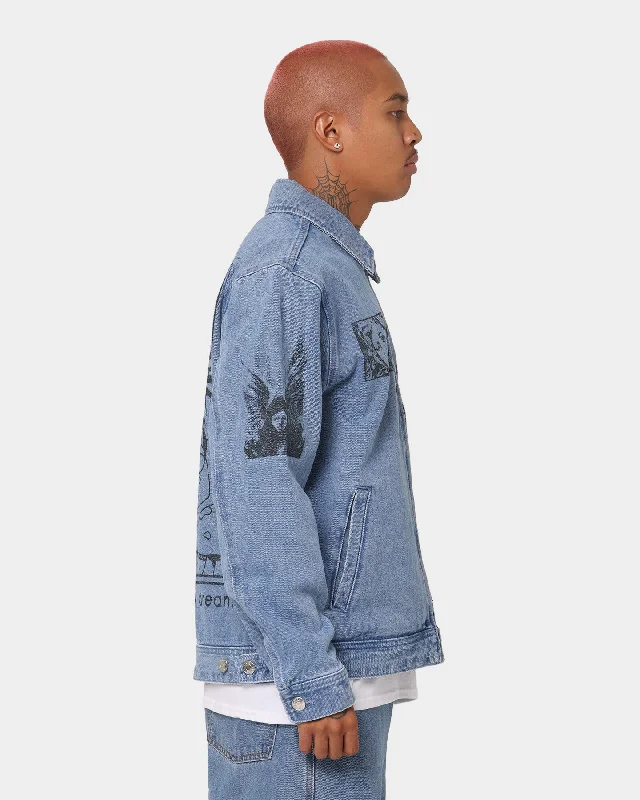 Obey Obey Dreams Denim Jacket Light Indigo