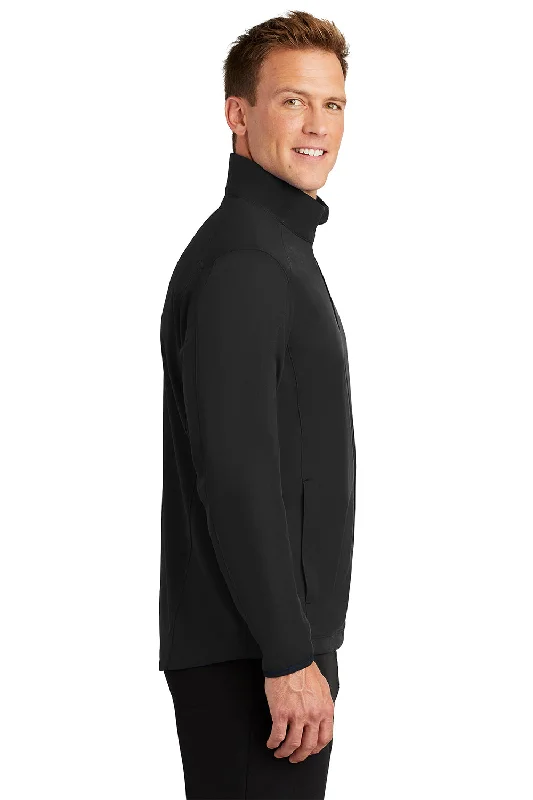 Port Authority Mens Active Wind & Water Resistant Full Zip Jacket - Deep Black