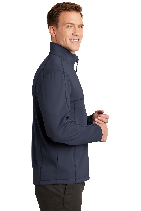 Port Authority Mens Collective Full Zip Smooth Fleece Jacket - River Navy Blue