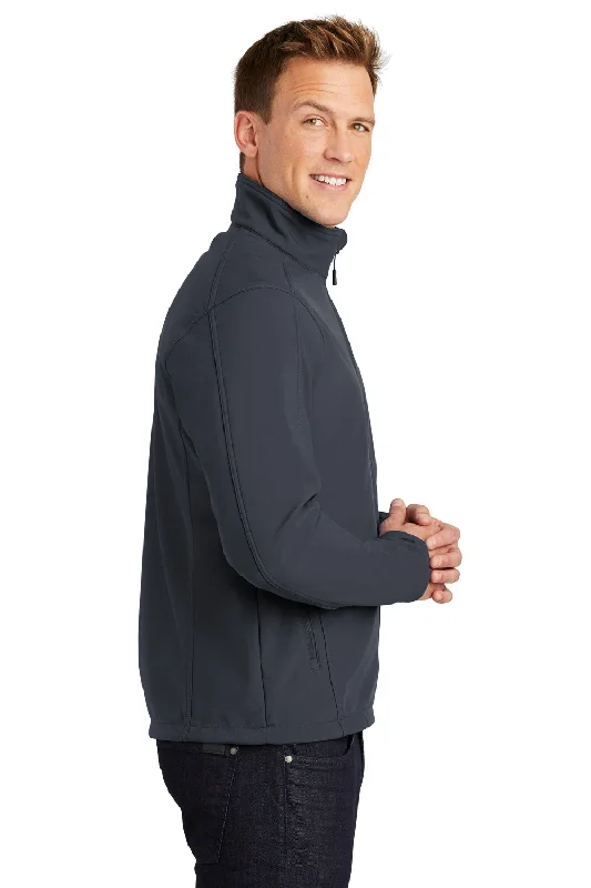 Port Authority Mens Core Wind & Water Resistant Full Zip Jacket - Battleship Grey