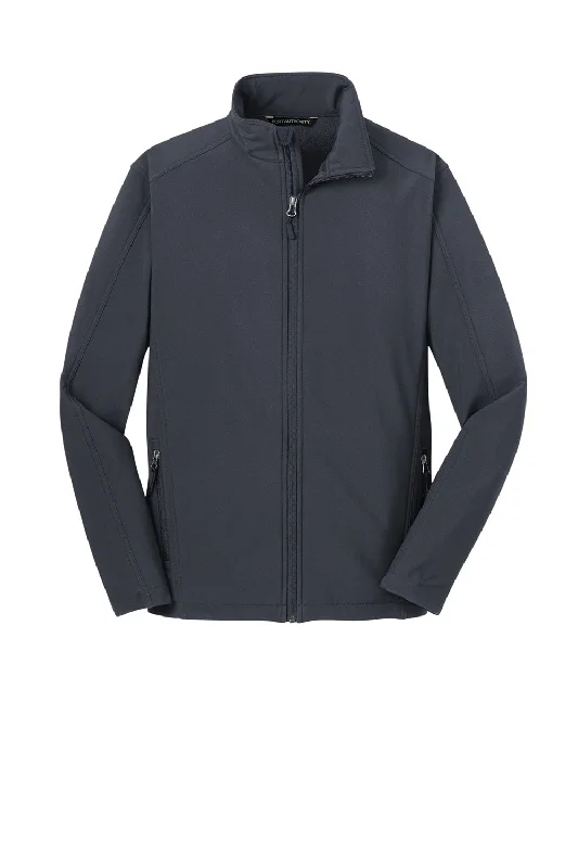 Port Authority Mens Core Wind & Water Resistant Full Zip Jacket - Battleship Grey