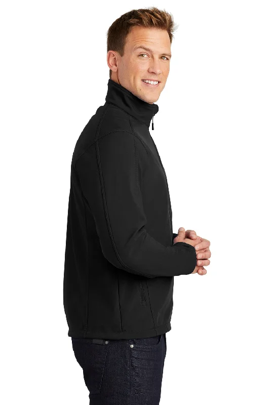 Port Authority Mens Core Wind & Water Resistant Full Zip Jacket - Black