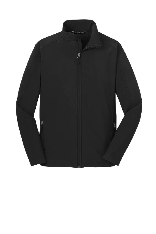 Port Authority Mens Core Wind & Water Resistant Full Zip Jacket - Black