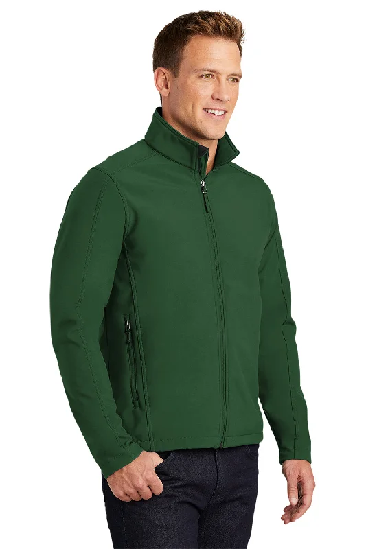 Port Authority Mens Core Wind & Water Resistant Full Zip Jacket - Forest Green