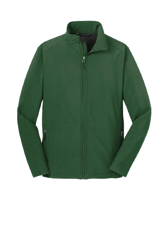 Port Authority Mens Core Wind & Water Resistant Full Zip Jacket - Forest Green