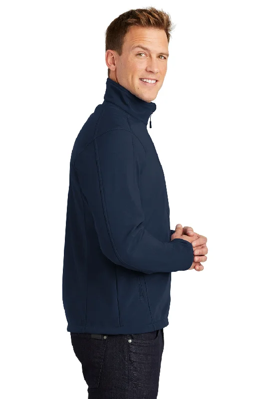 Port Authority Mens Core Wind & Water Resistant Full Zip Jacket - Dress Navy Blue