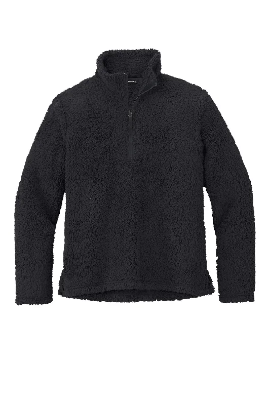 Port Authority Mens Cozy Sherpa Fleece 1/4 Zip Jacket - Charcoal Grey