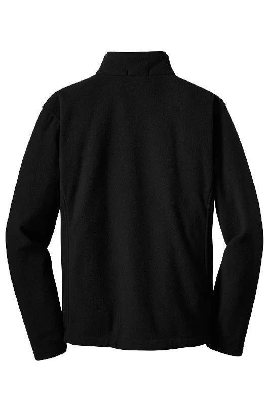 Port Authority Mens Full Zip Fleece Jacket - Black