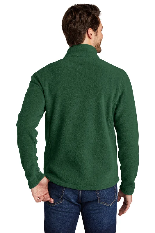 Port Authority Mens Full Zip Fleece Jacket - Forest Green