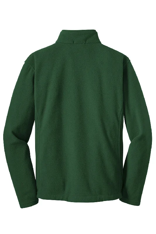 Port Authority Mens Full Zip Fleece Jacket - Forest Green