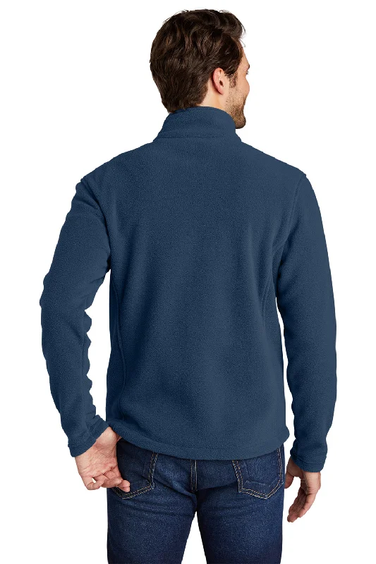 Port Authority Mens Full Zip Fleece Jacket - Insignia Blue