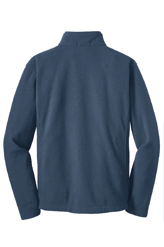 Port Authority Mens Full Zip Fleece Jacket - Insignia Blue