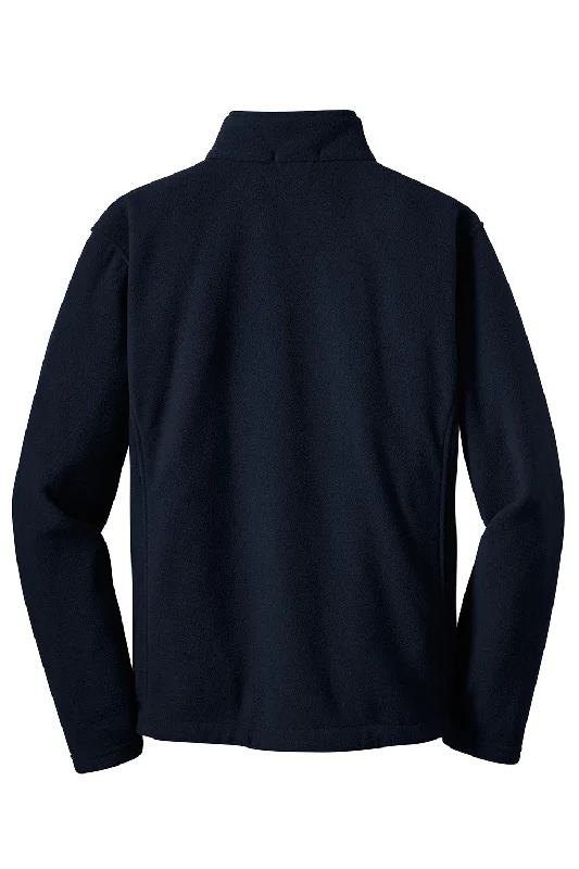 Port Authority Mens Full Zip Fleece Jacket - True Navy Blue