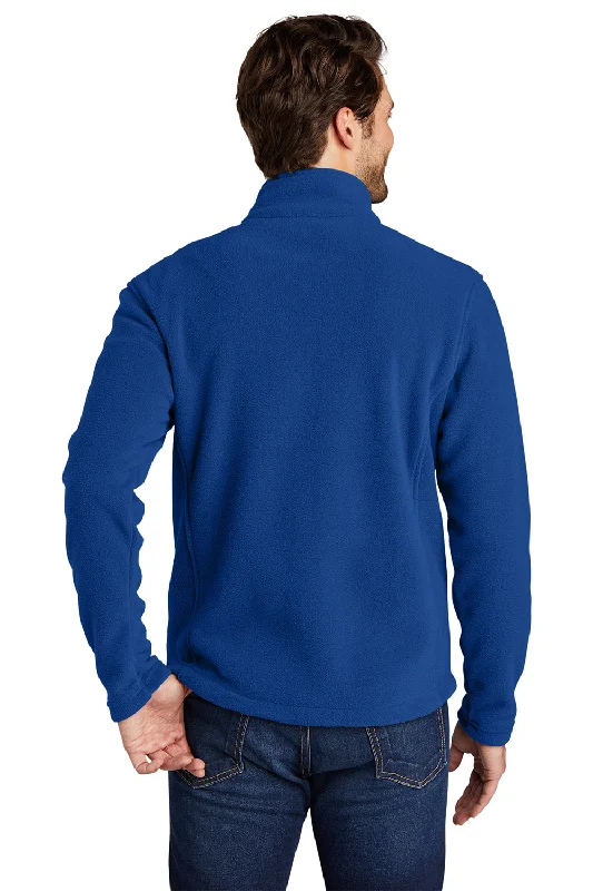 Port Authority Mens Full Zip Fleece Jacket - True Royal Blue