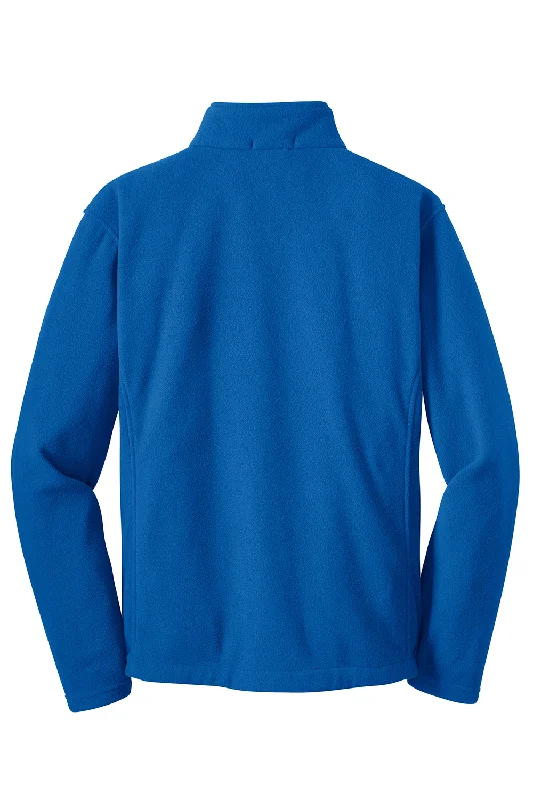 Port Authority Mens Full Zip Fleece Jacket - True Royal Blue