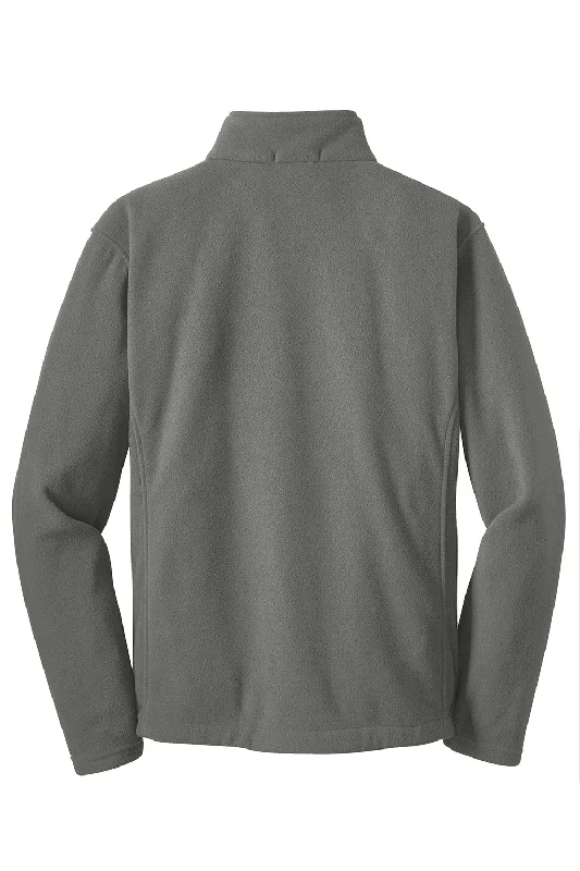 Port Authority Mens Full Zip Fleece Jacket - Deep Smoke Grey