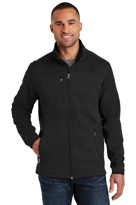 Port Authority Mens Full Zip Fleece Jacket - Black