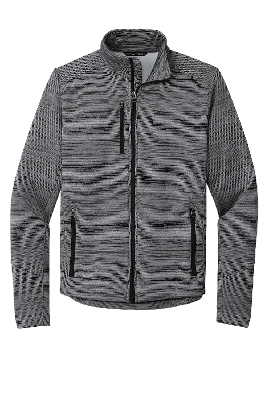 Port Authority Mens Full Zip Fleece Jacket - Black