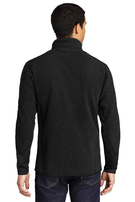 Port Authority Mens R-Tek Pro Pill Resistant Fleece Full Zip Jacket - Black