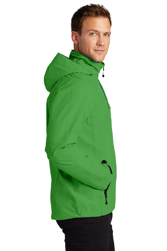 Port Authority Mens Torrent Waterproof Full Zip Hooded Jacket - Vine Green