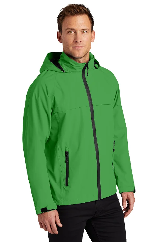 Port Authority Mens Torrent Waterproof Full Zip Hooded Jacket - Vine Green