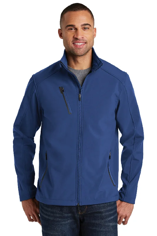 Port Authority Mens Welded Wind & Water Resistant Full Zip Jacket - Estate Blue